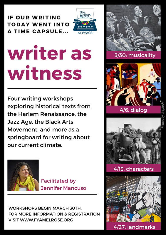 Picture of Writer as Witness series at FYACS